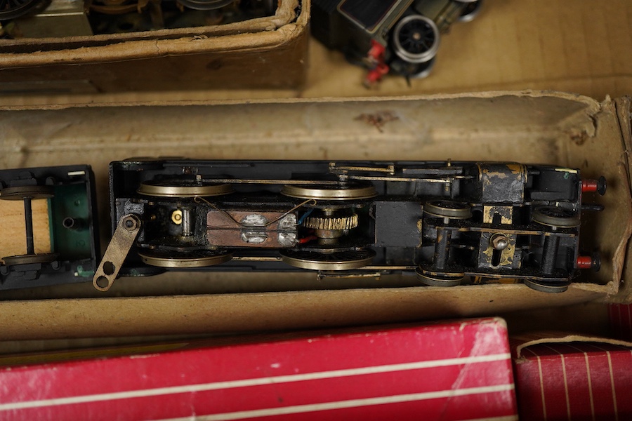 A quantity of 00 gauge model railway by Tri-ang, Mainline, Dapol, Bachmann, GMR, Hornby Dublo, etc. including; nine steam and diesel locomotives, together with boxed and unboxed freight wagons, coaches, kits and other mo